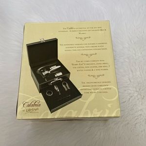 NEW in Box-Calabria by Lifestyle Products Eight Piece Wine Tool Set